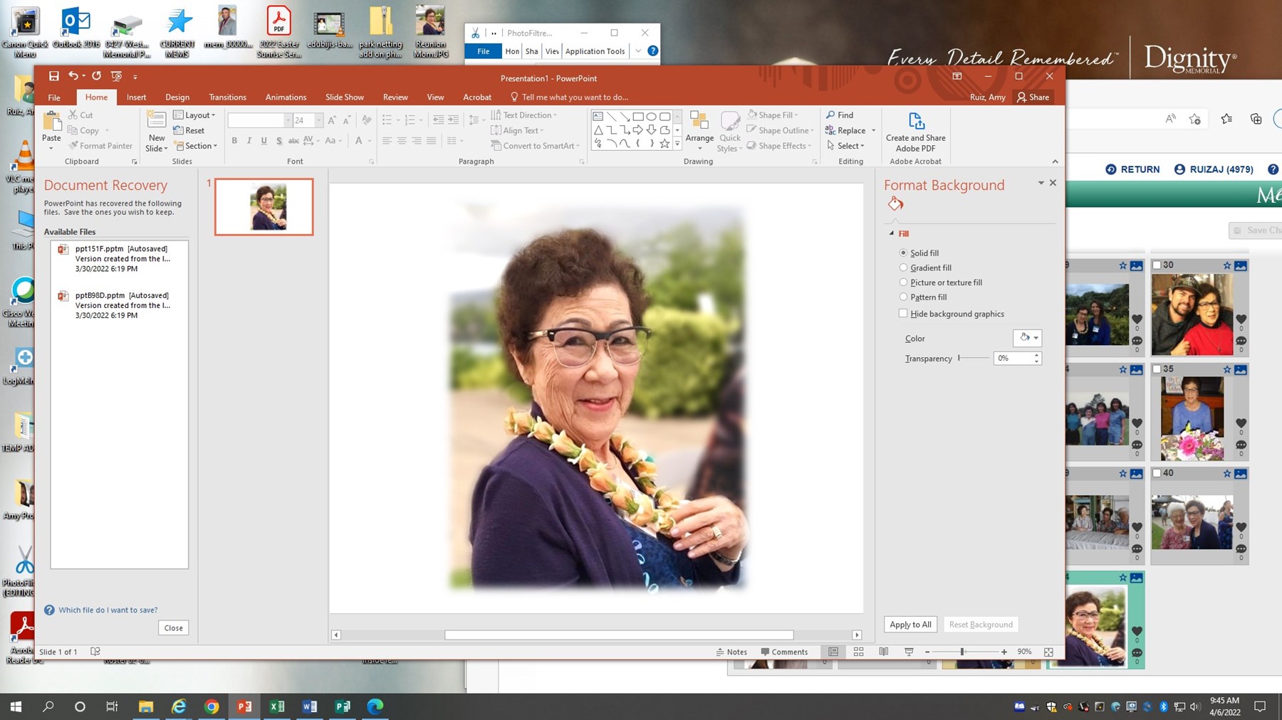 Avis de décès de Yoshie Kamei Hale