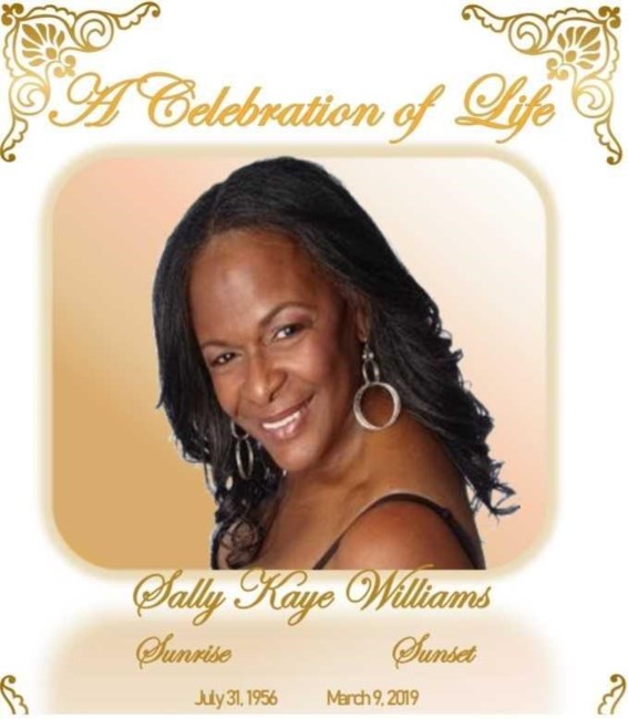 Obituary of Sally Kaye Williams