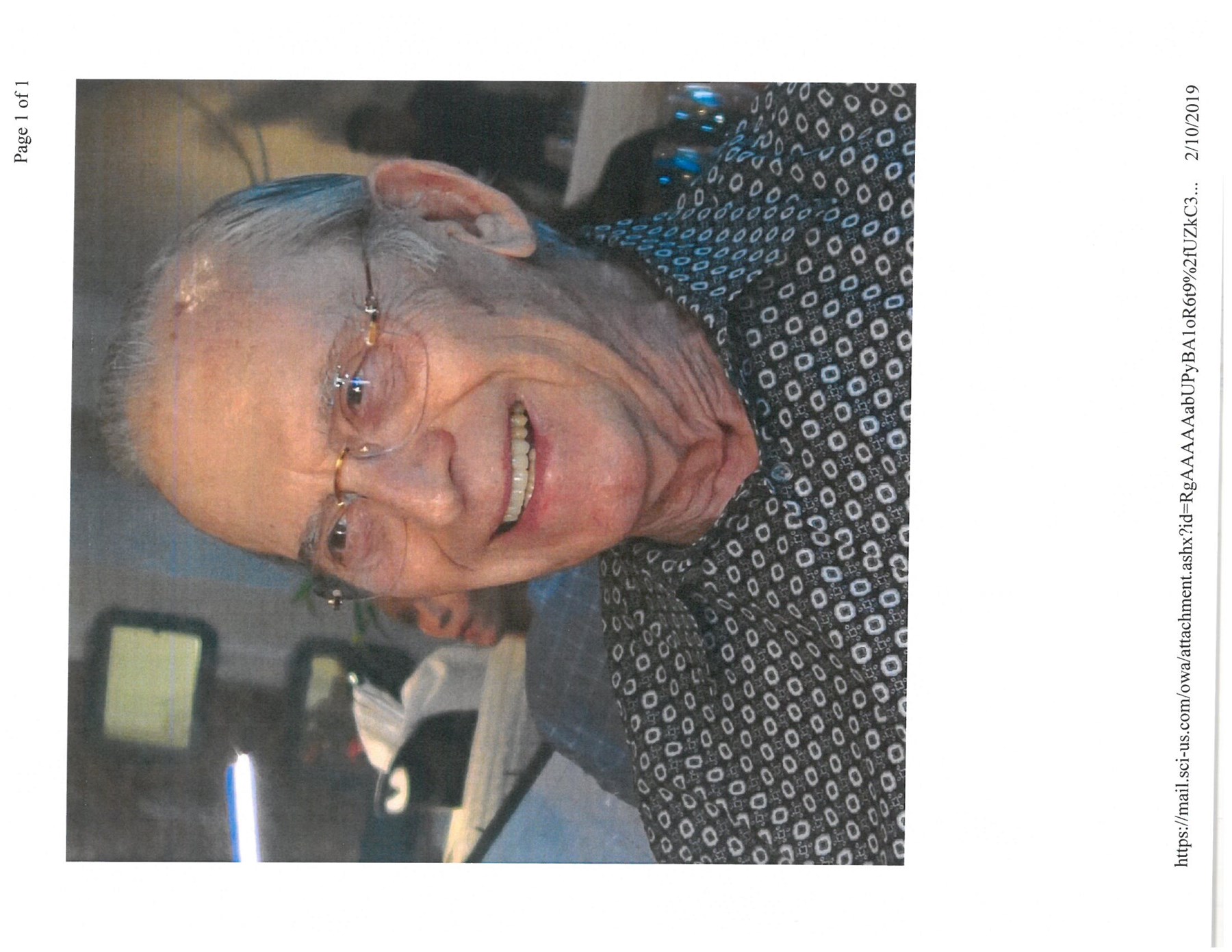 Obituary of Rodolfo Ershel Stein