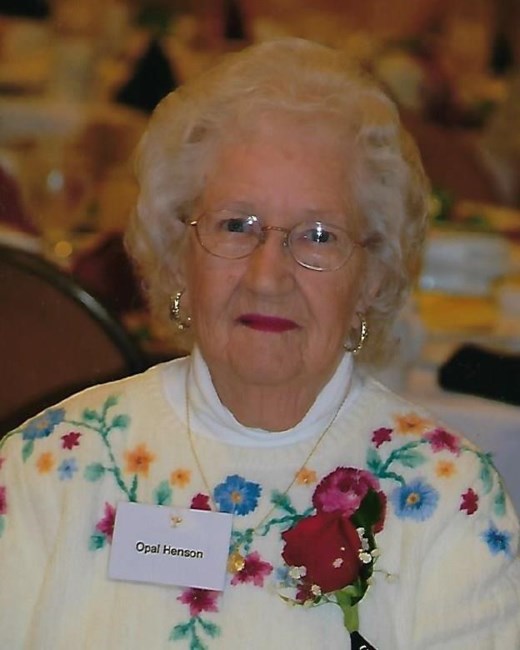 Obituary of Opal Christine Henson