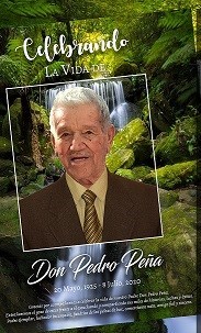 Obituary of Pedro   Peña