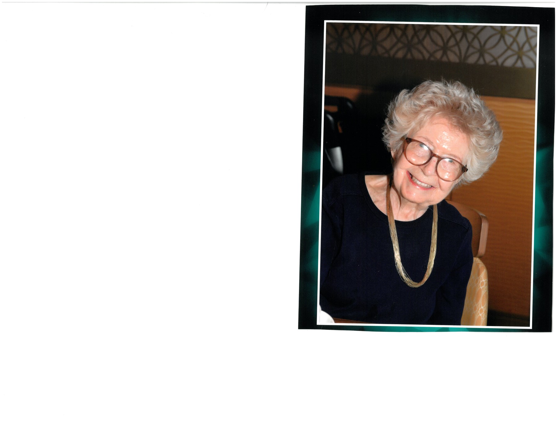 Obituary of Harriet Morris Barnes