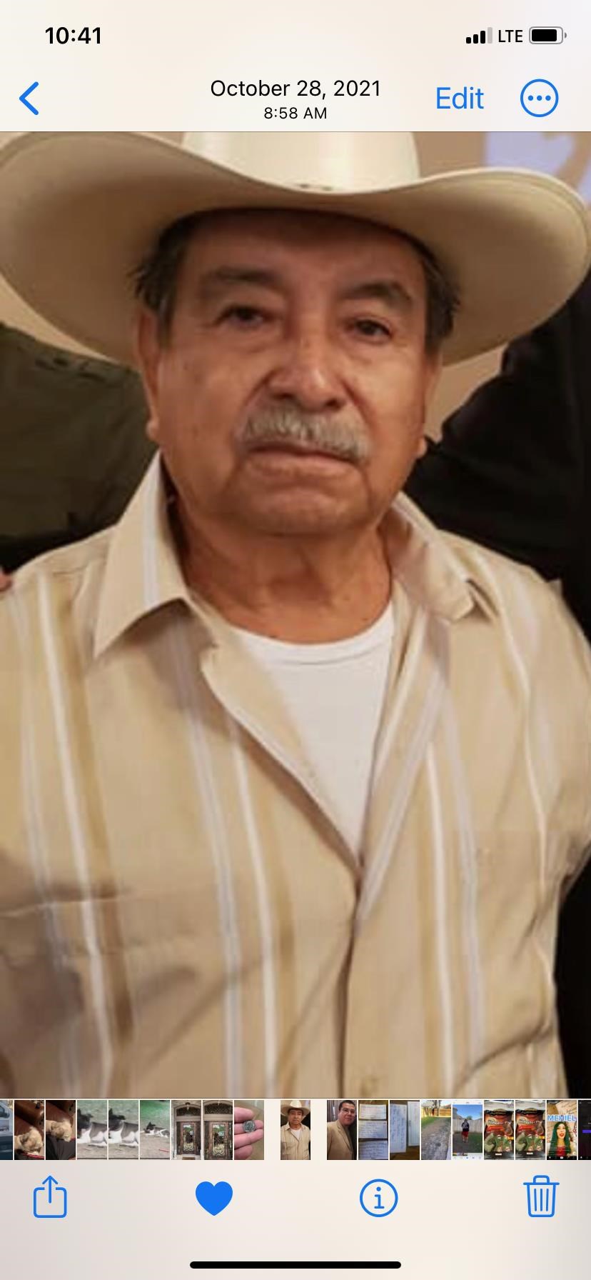 Avis de décès de Blas Sanchez