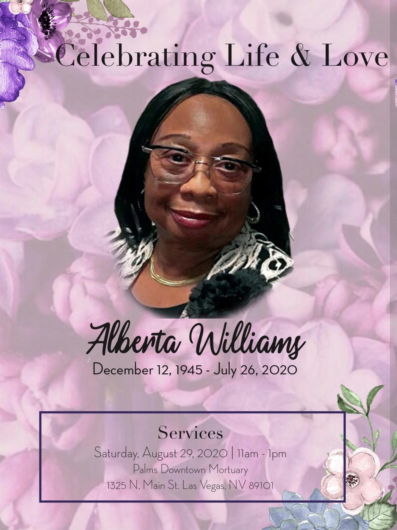 Obituary of Alberta Williams