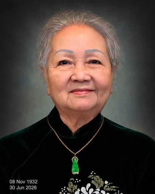 Obituary of Bà TRẦN NGỌC MỸ Pháp Danh NHẬT THUẦN