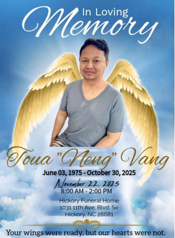 Obituary of Toua Vang