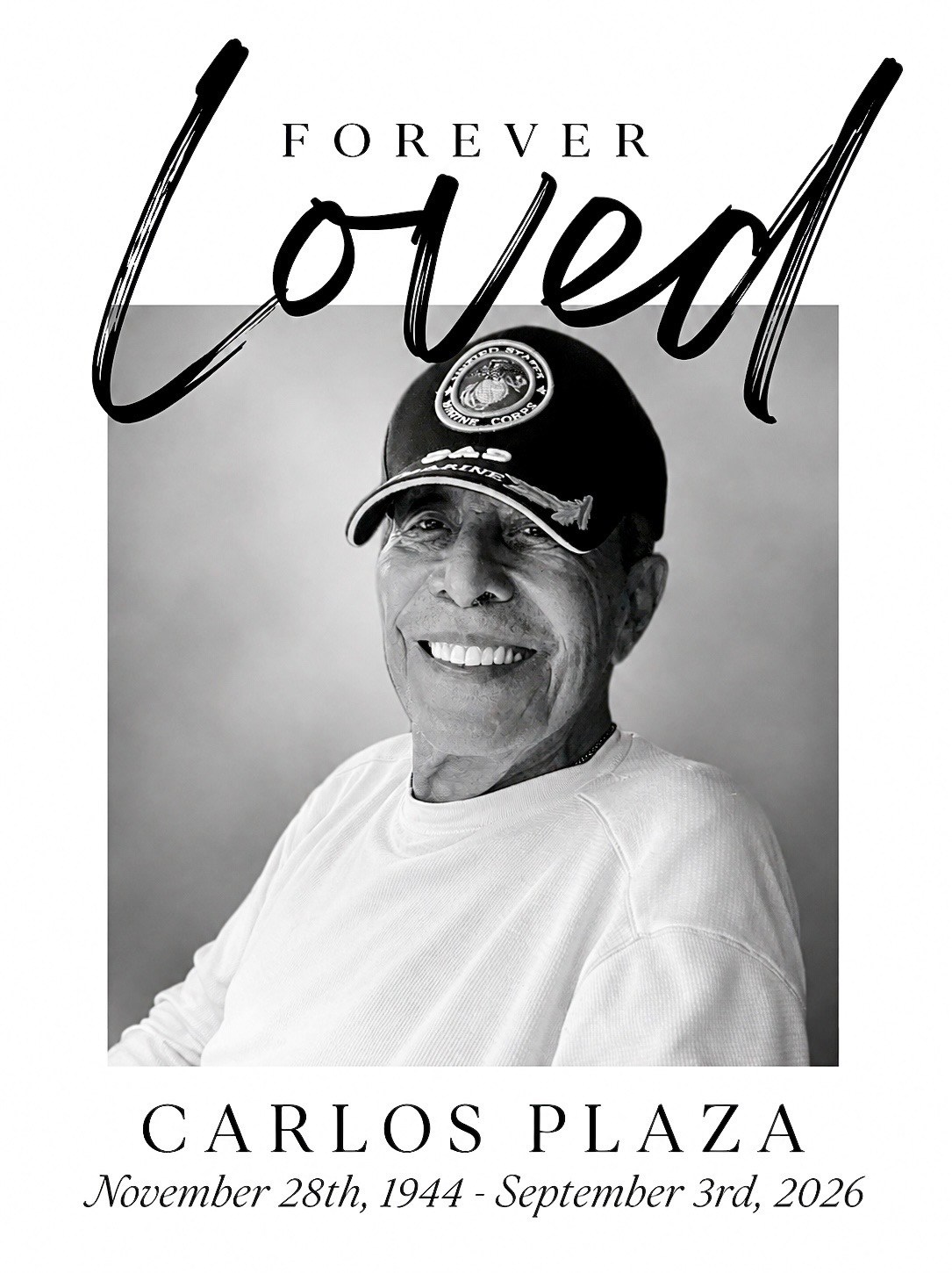 Obituary of Carlos Arturo Plaza