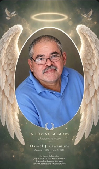 Obituary of Daniel James Kawamura