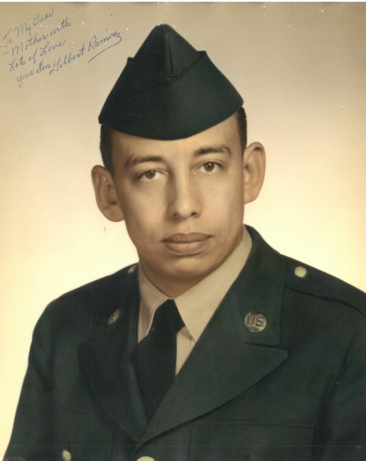 Avis de décès de S/Sgt. Gilbert Ramirez, Ret. U.S. National Guard