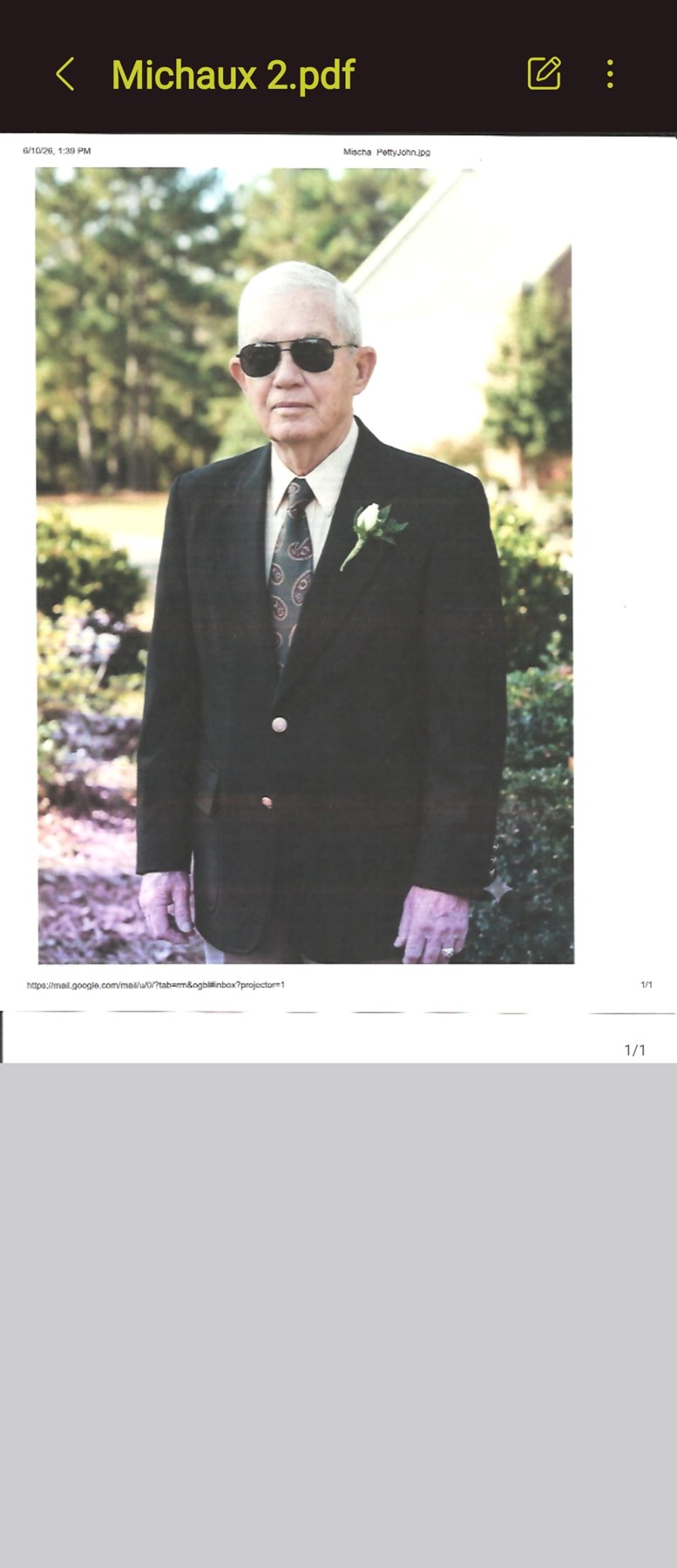 Obituary of Macon Michaux Pettyjohn Jr.