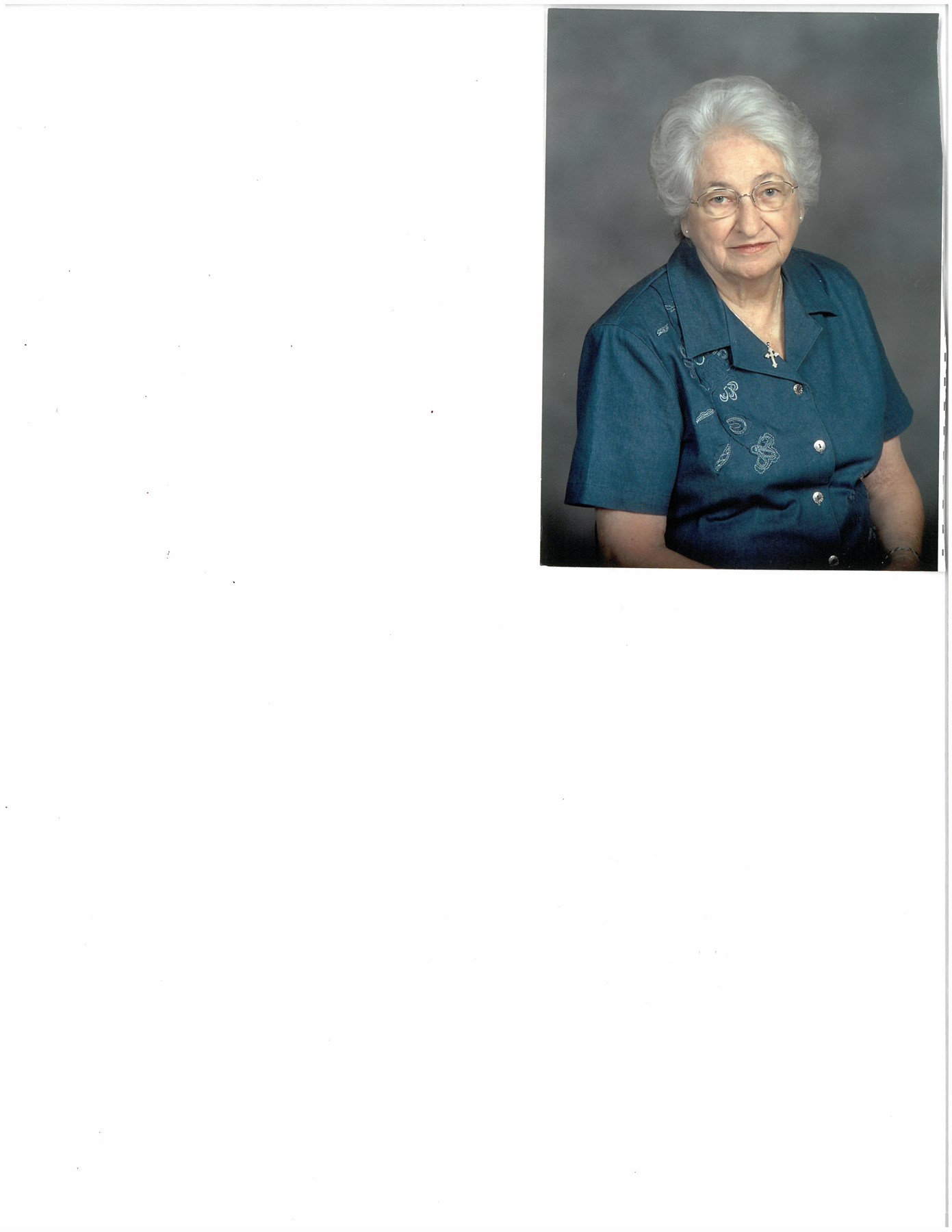 Obituary of Marie Louise Burns Simoneaux