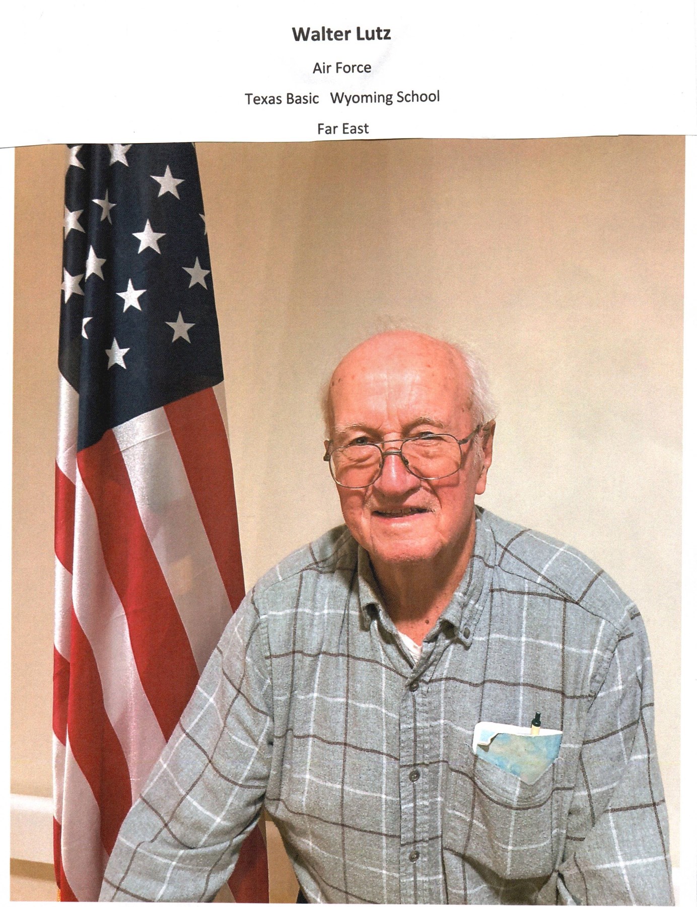 Obituary of Walter E. Lutz