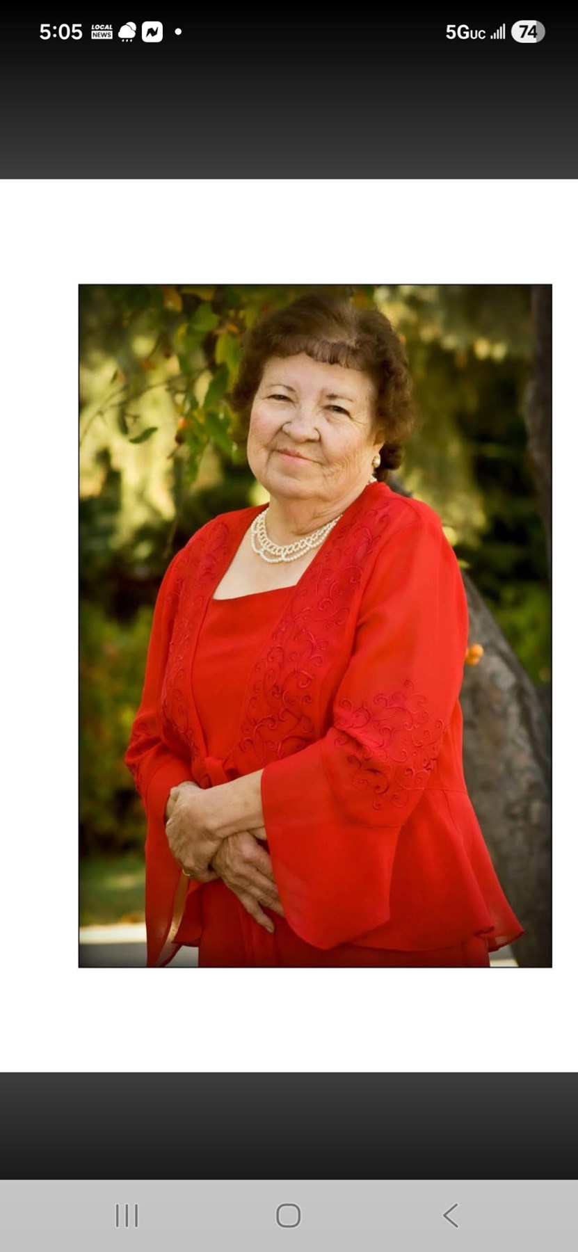 Avis de décès de Cordelia Maria Duran