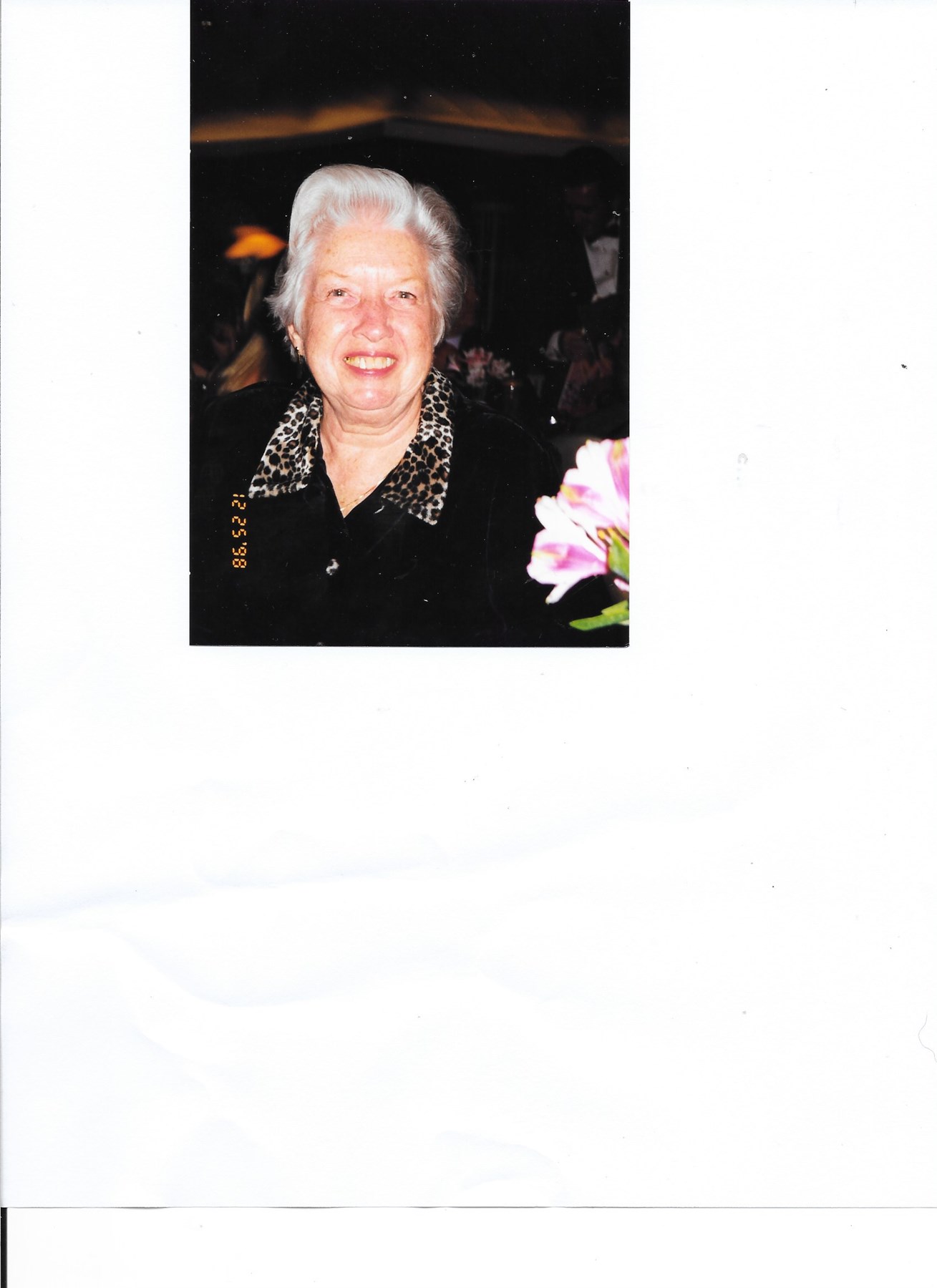 Obituary of Mrs. Mildred Barrows Ball