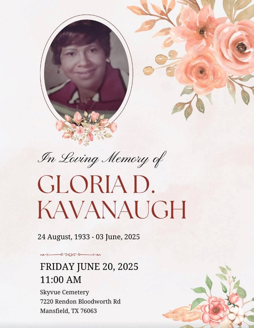 Obituary of Ms. Gloria Dean Kavanaugh