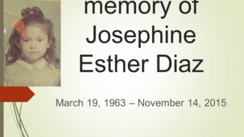 Obituary of Josephine Diaz
