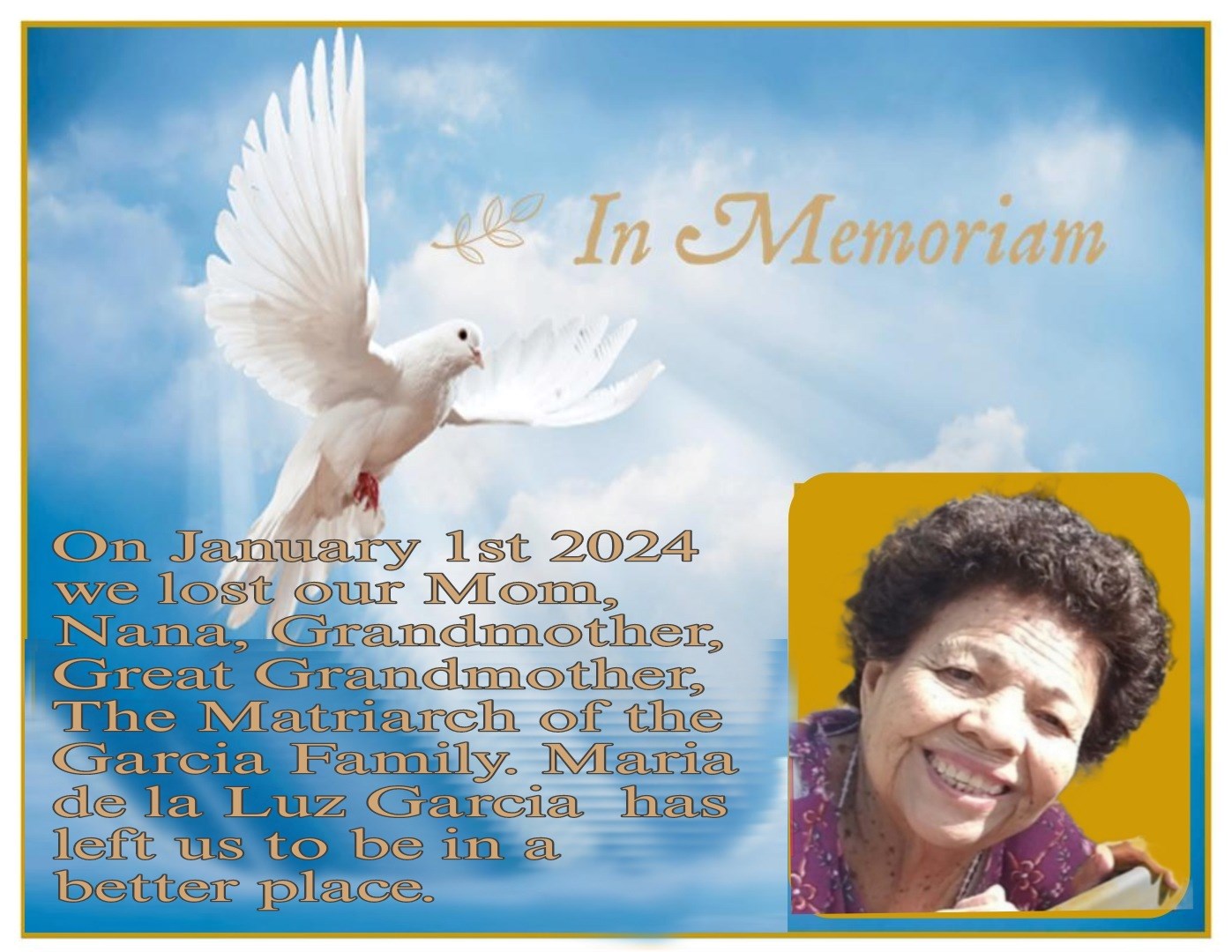 Obituary of Maria L. Garcia