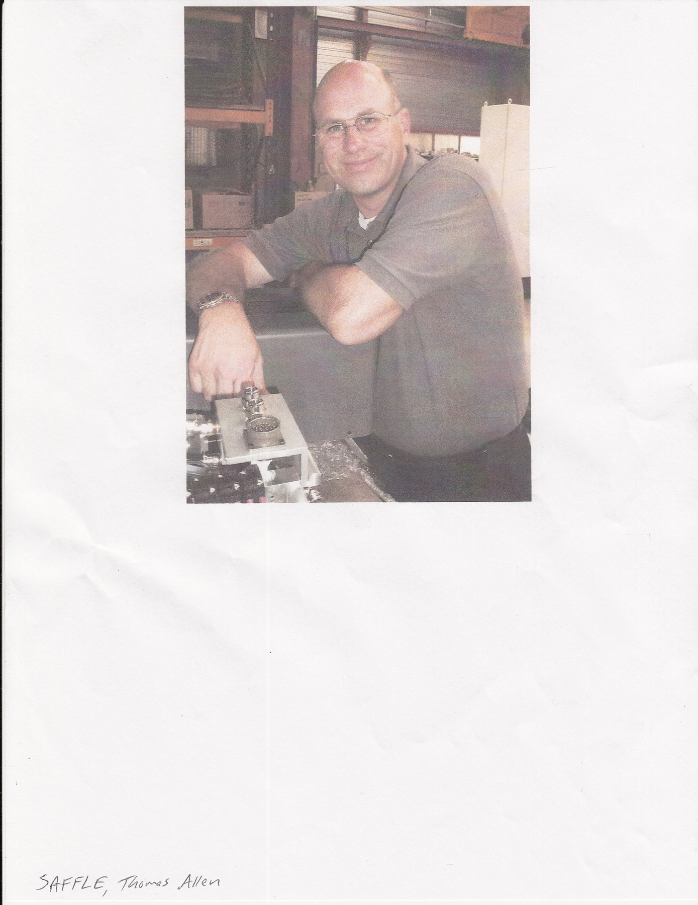 Obituary of Thomas Allen Saffle