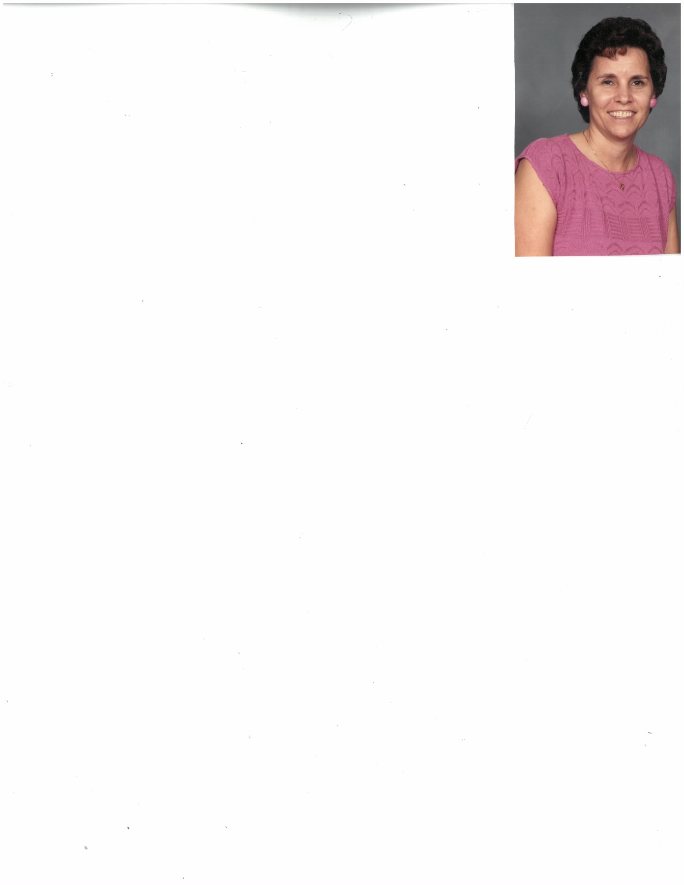 Obituary of Mary Eliza Johnson