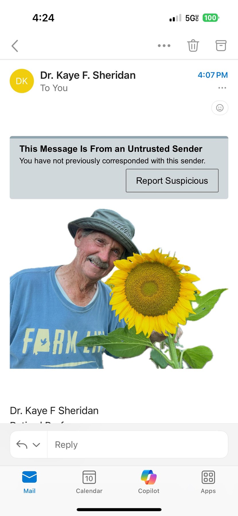 Obituary of George Sheridan