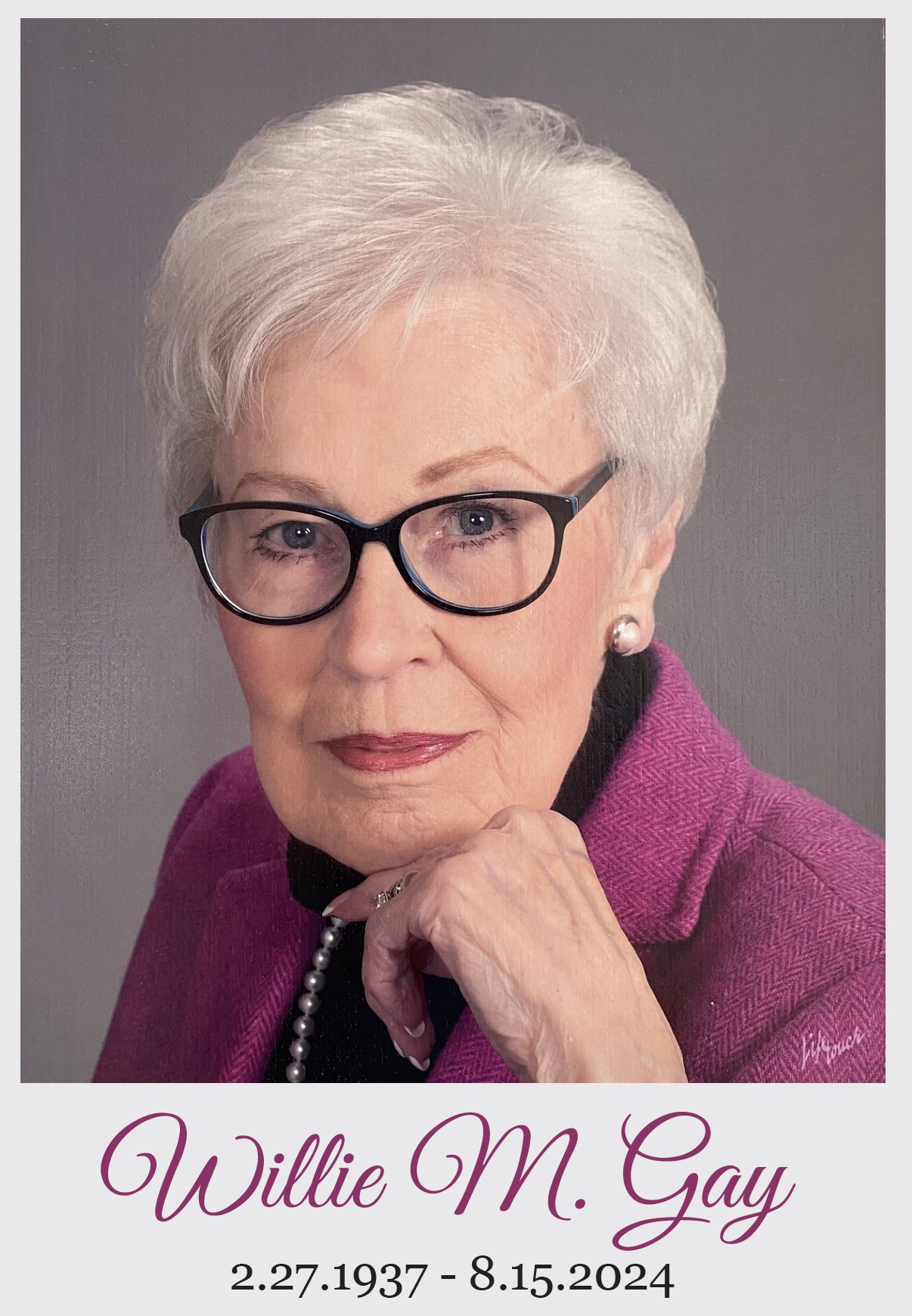 Obituary of Willie Mae Gay