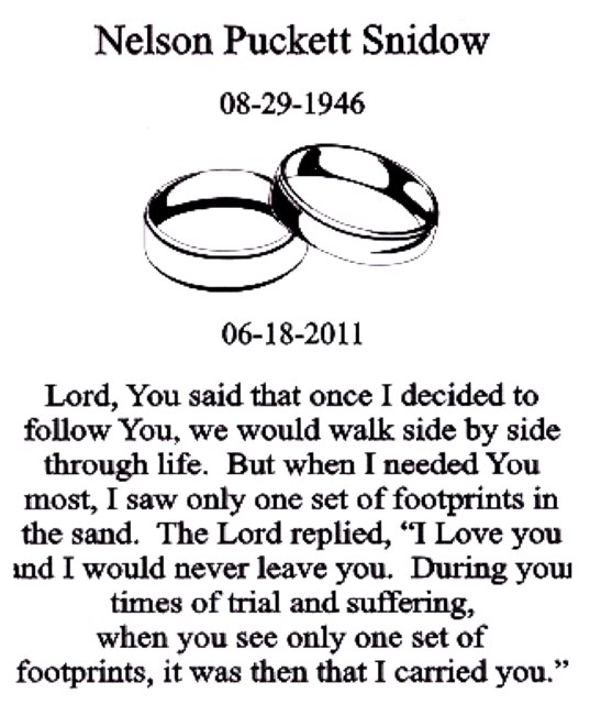 Obituary of Nelson Ann "Puck" Puckett Snidow