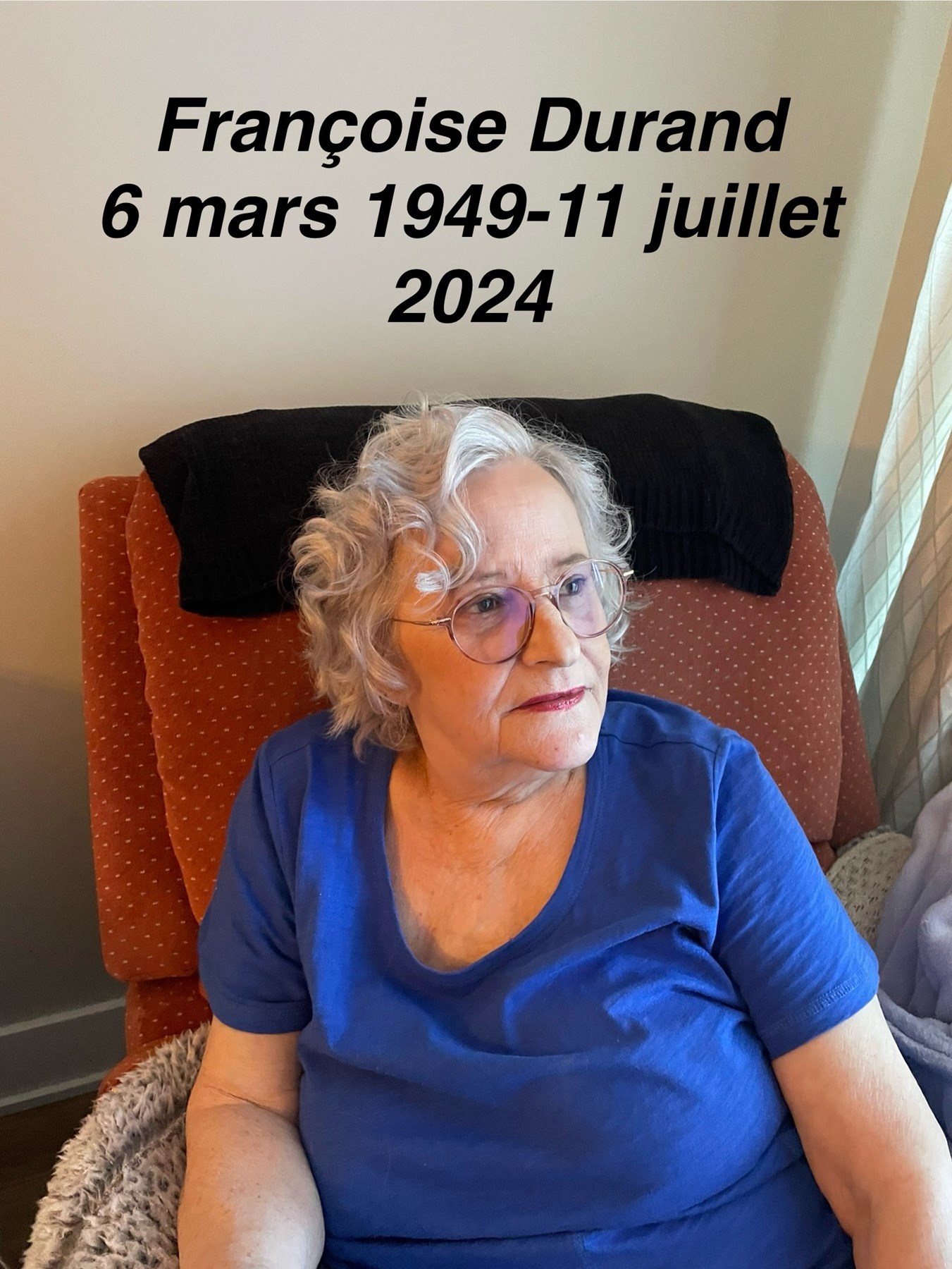 Avis de décès de Françoise Durand