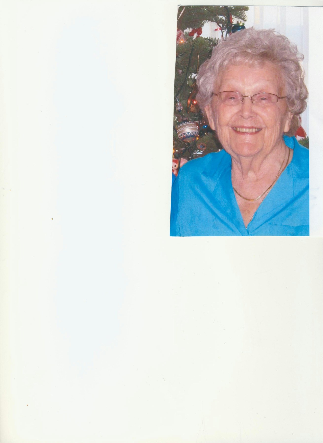 Obituary of Elizabeth Nellie Sloan