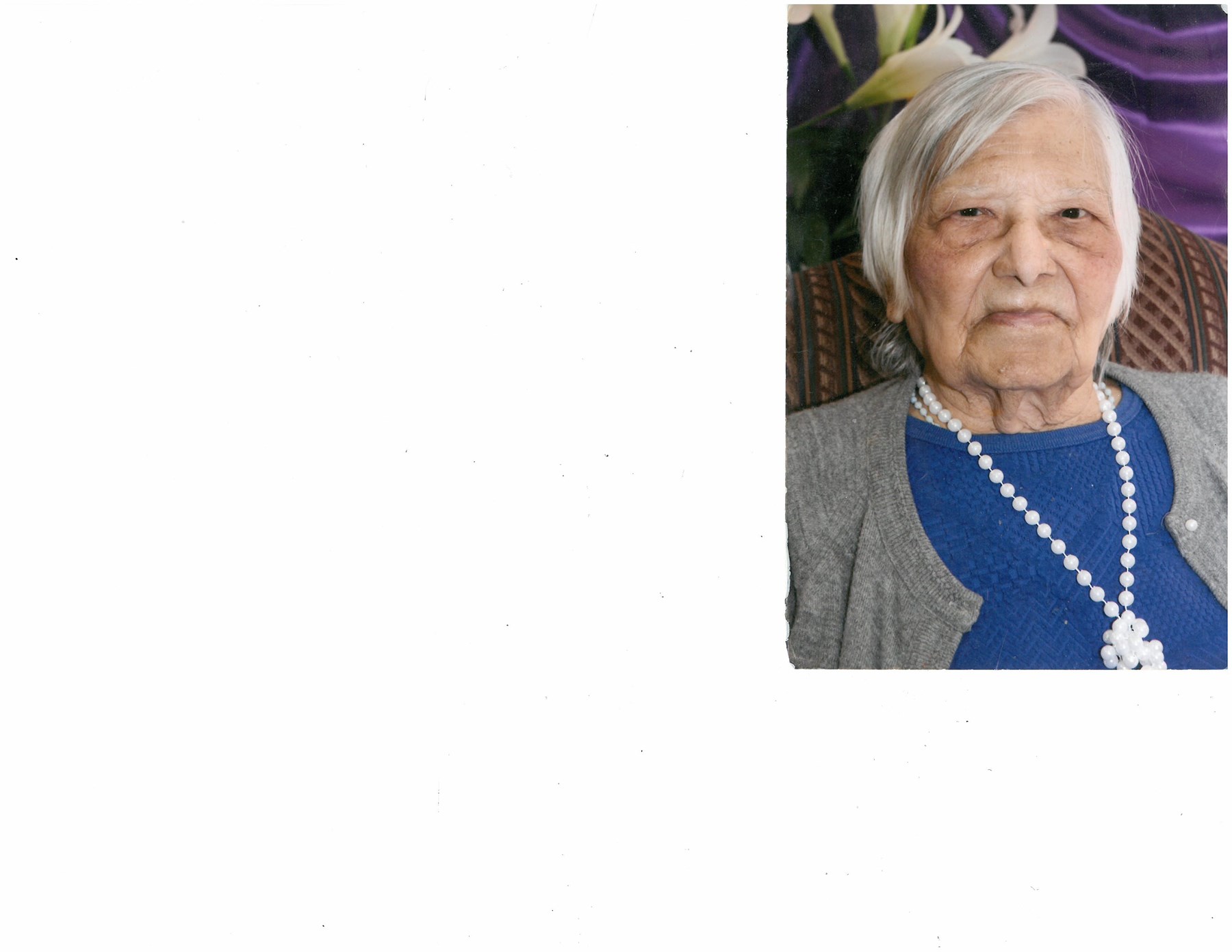 Avis de décès de Catalina Rodriguez