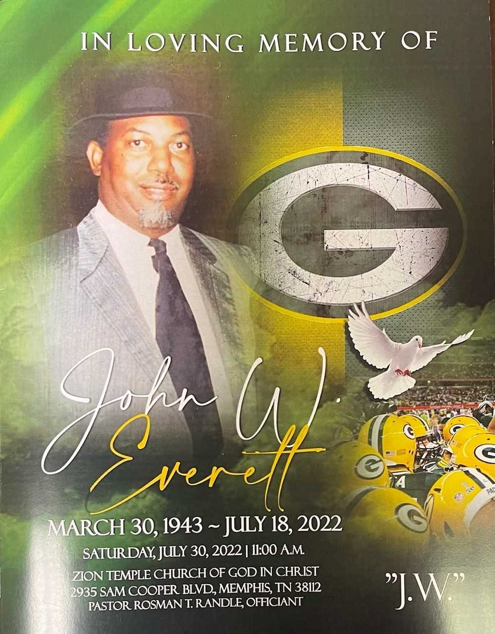 Obituary of John Willie Everett