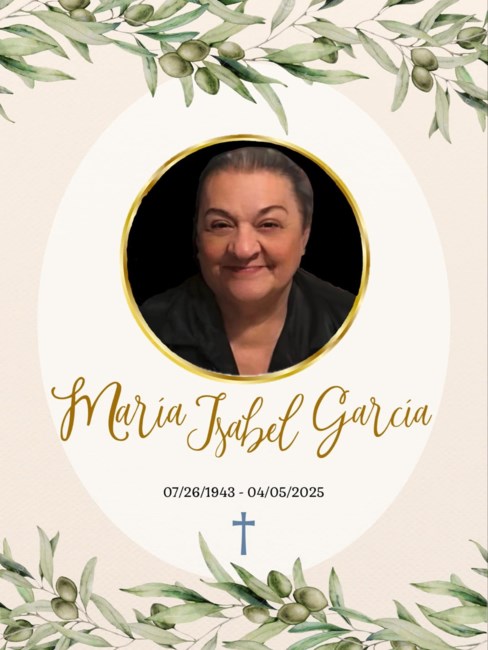 Obituary of Maria Isabel Garcia
