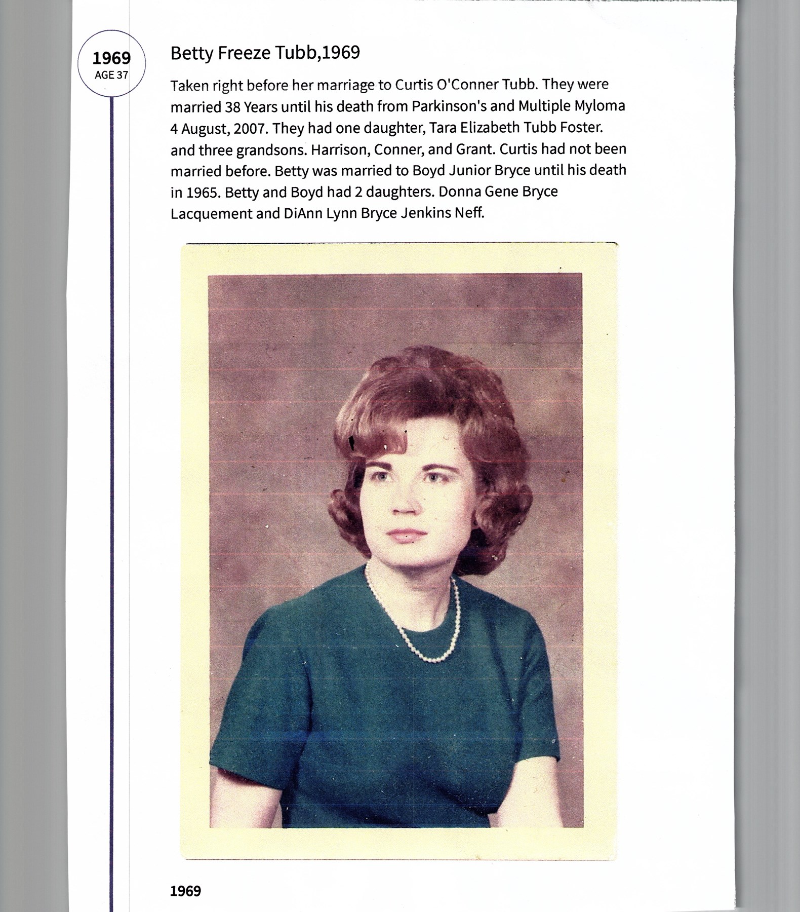 Obituary of Betty Lou Tubb