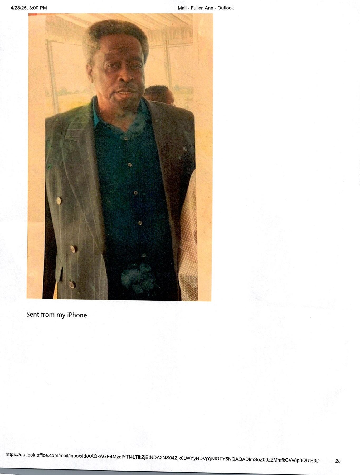 Avis de décès de William Caldwell