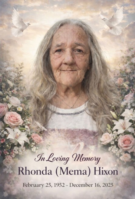 Avis de décès de Rhonda F. Hixon
