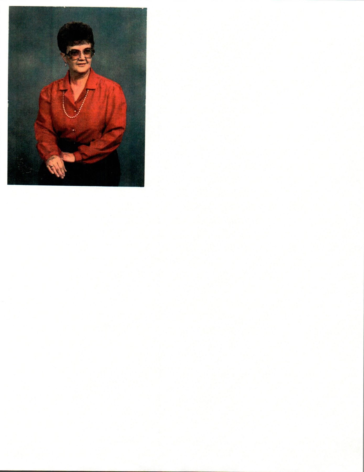 Obituary of Nancy Jean Sain