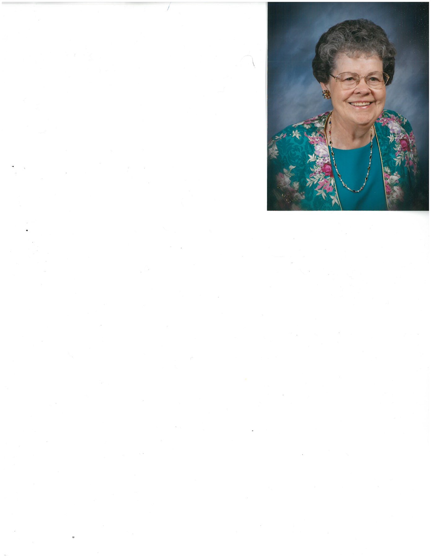 Obituary of Mary Ellen Rasdall