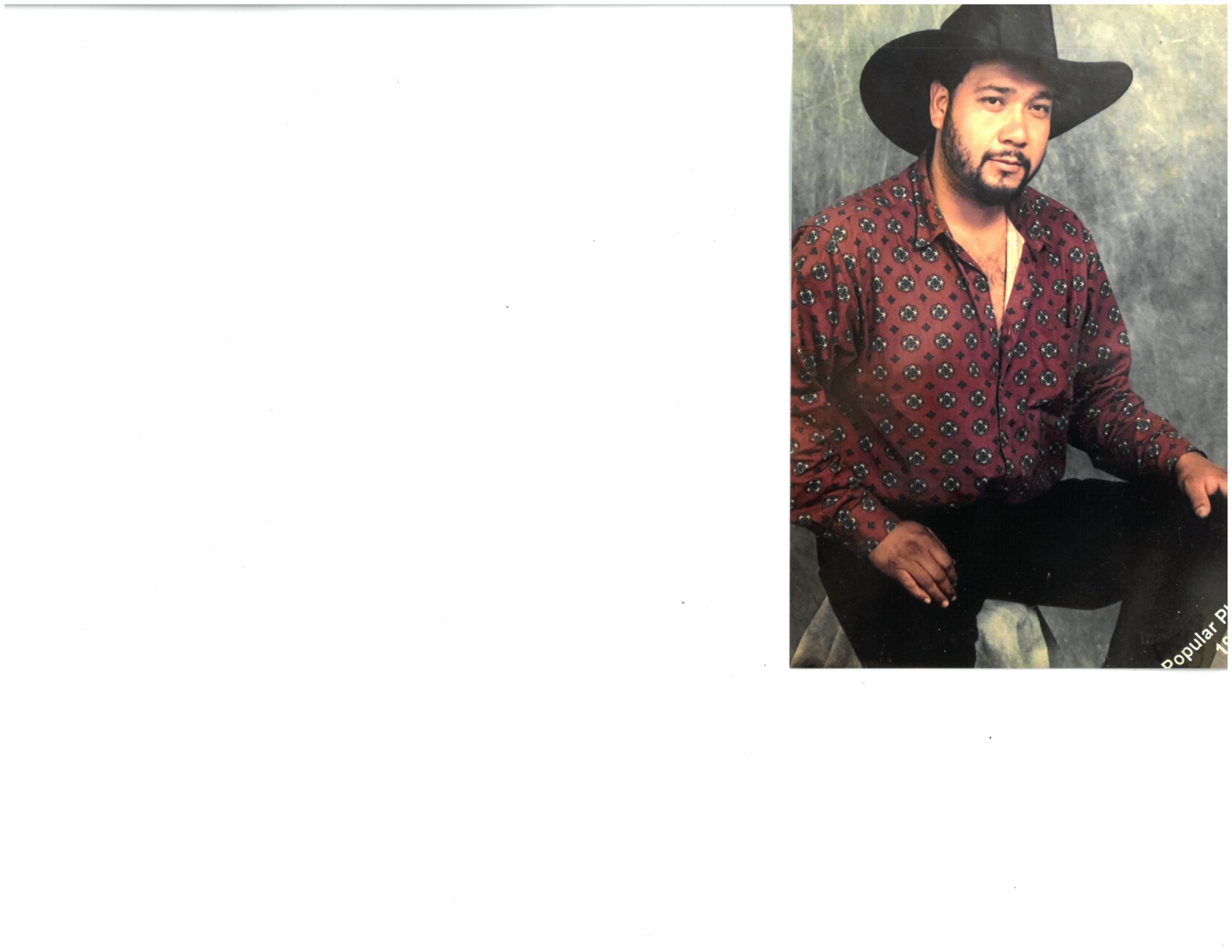 Obituary of Domingo Pena Molina