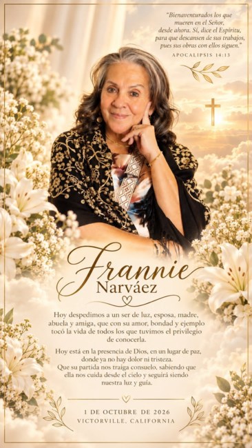 Obituary of Frances Vivian Narvaez