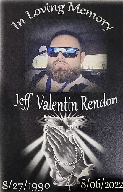 Obituary of Jeff Valentin Rendon