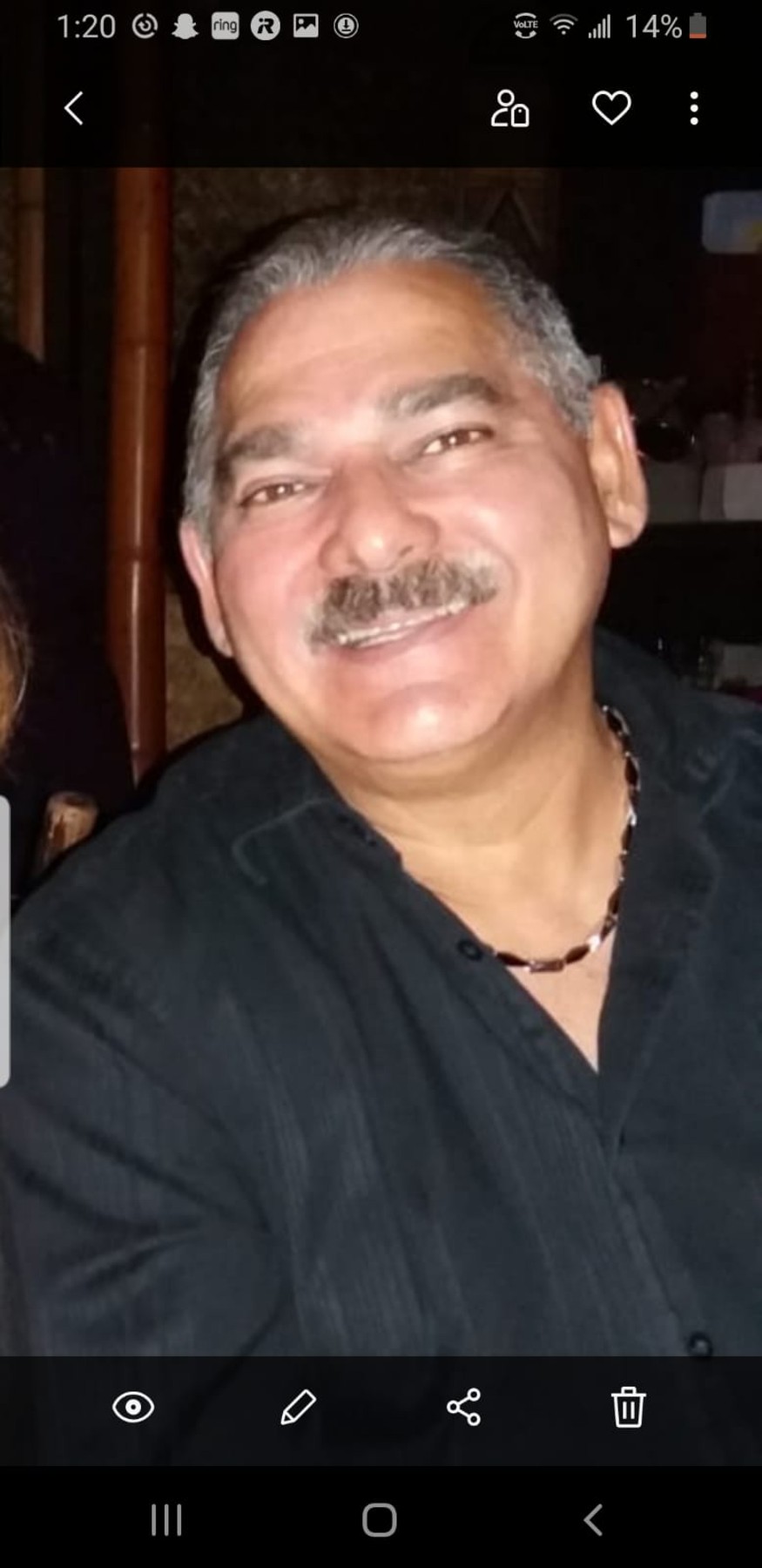 Obituary of Andres Calderon Rivera