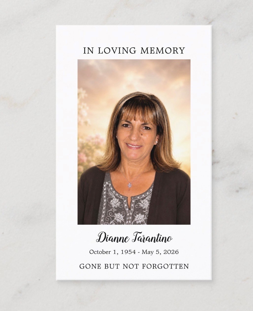 Obituary of Dianne Tarantino