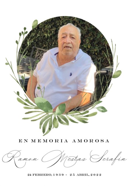Obituary of Ramon Mestas Serafin