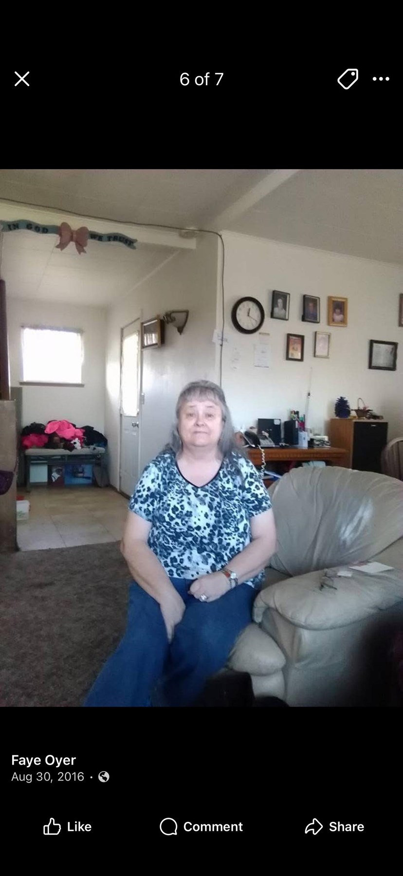 Obituary of Georgina Faye Oyer