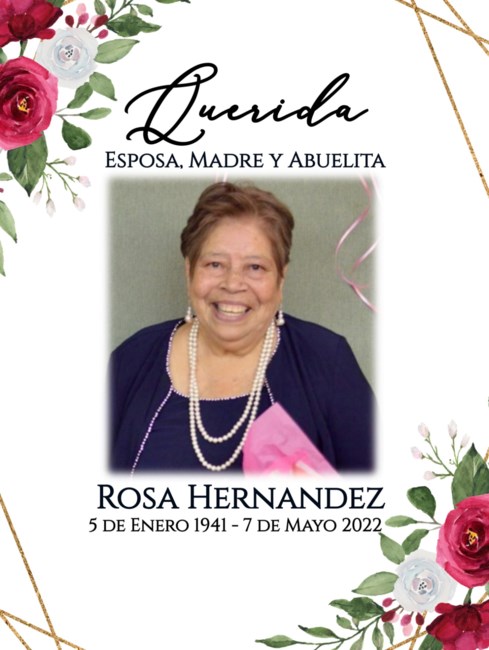 Avis de décès de Rosa Hernandez