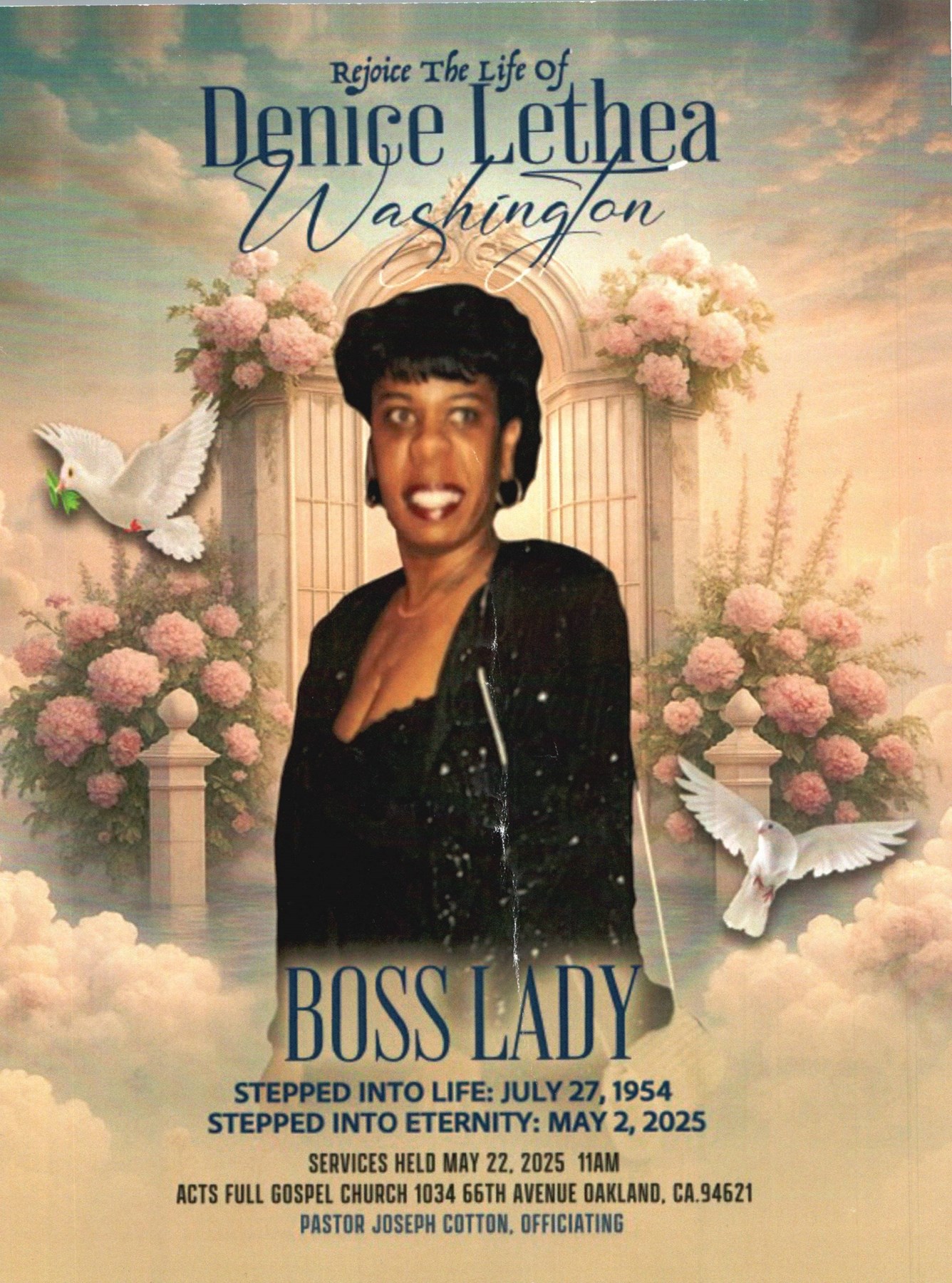 Obituary of Denice L Washington