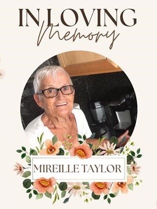 Obituary of Mireille Josette Taylor