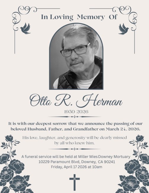 Obituary of Otto Rudolf Herman