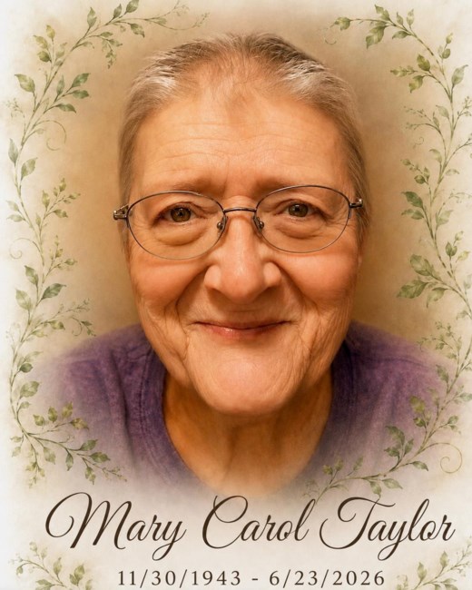 Obituary of Mary Carole Taylor