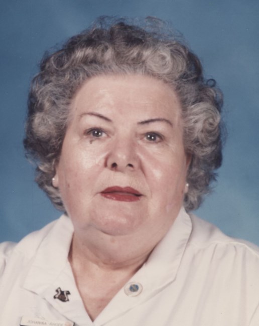 Avis de décès de Johanna Rhodes