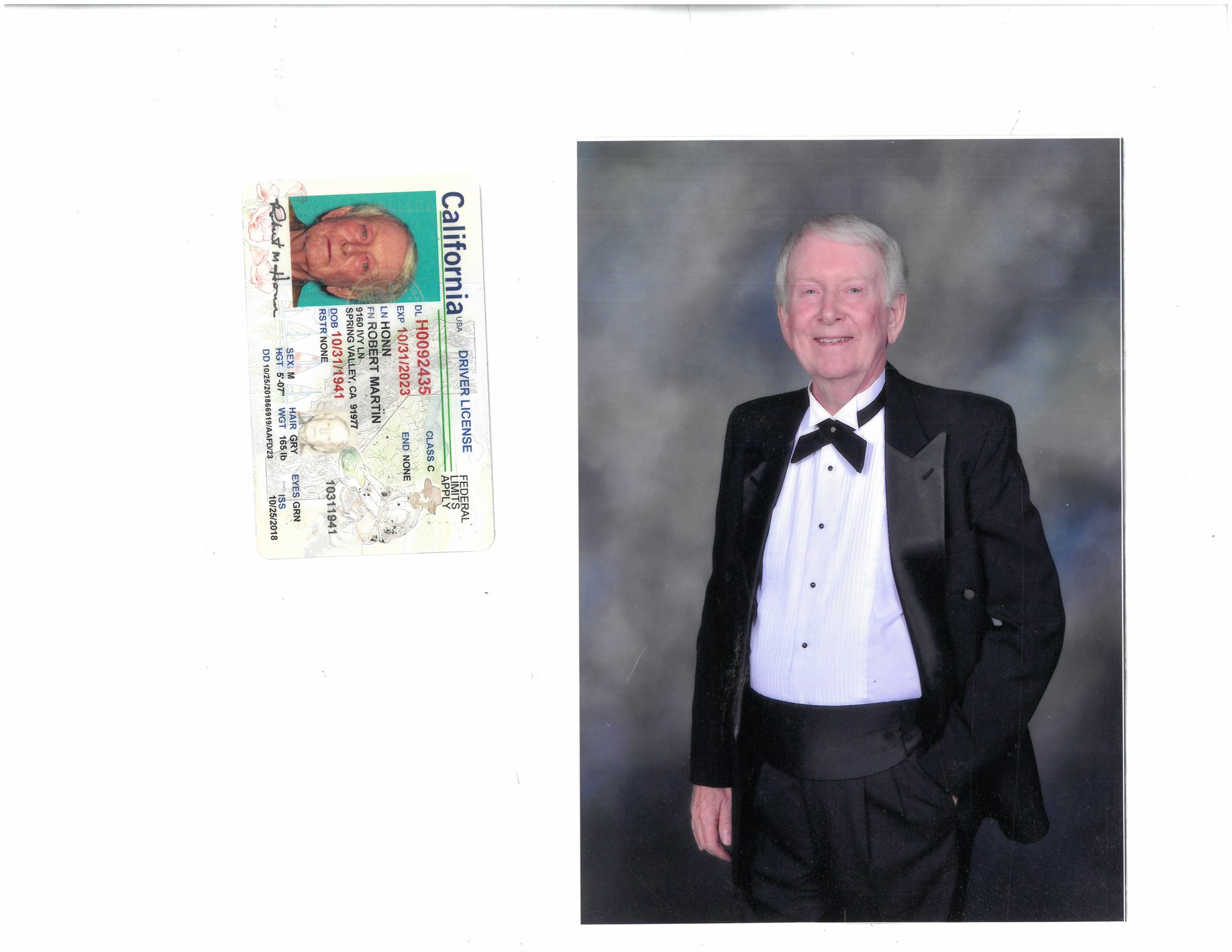 Obituary of Robert Martin Honn